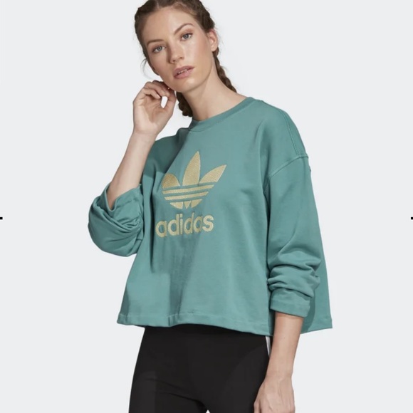 adidas Tops - Adidas | Premium Crew Neck Sweatshirt Future Hydro